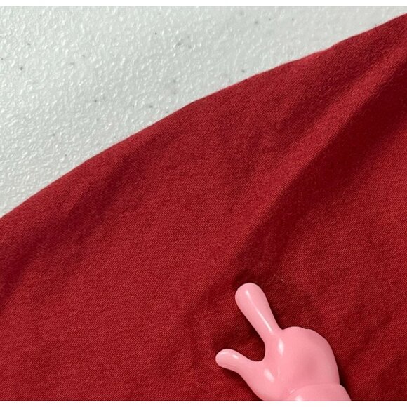 University Of Oxford Custom Fit Button Up Shirt Men's 44 Red Pocket Long Sleeve - Picture 9 of 10